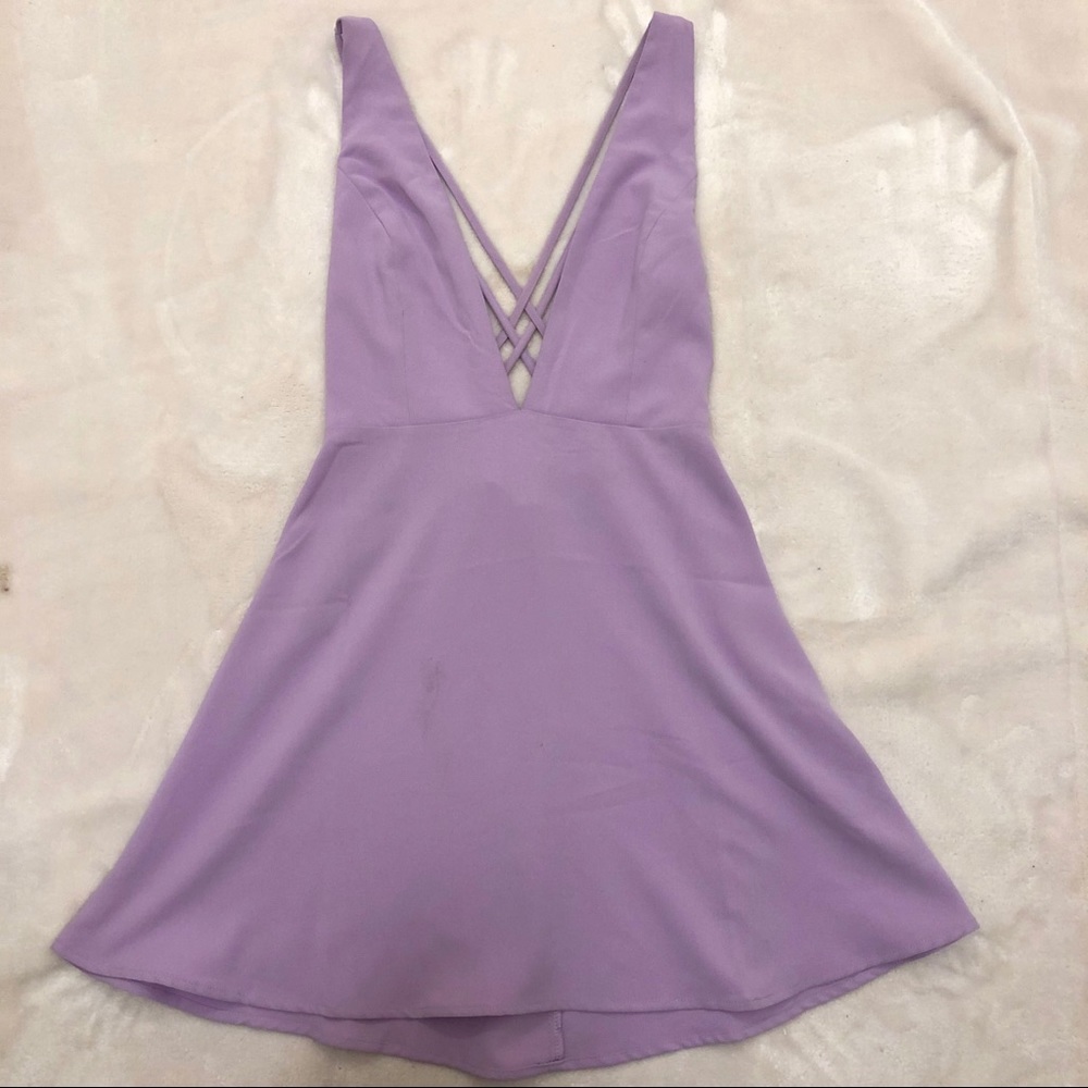 Lavendar Mini Dress